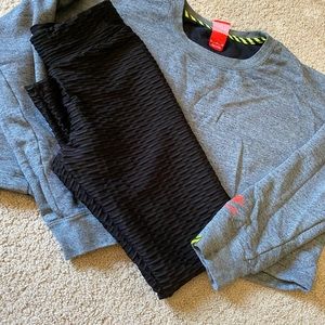 XL Nike Crop Sweater + 1 medium leggings